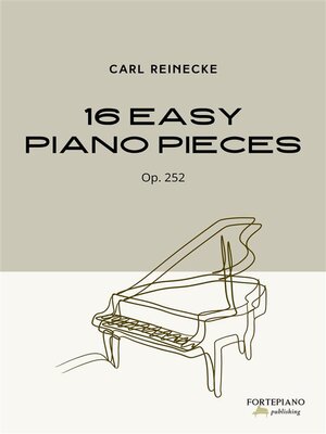 cover image of 16 Easy piano pieces